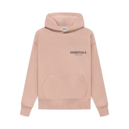 Fear of God Essentials Pullover Hoodie Pink For Kids